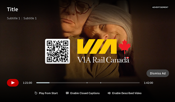 EXEMPLE PUBLICITÉ PENDANT LES MISES EN PAUSE – CBC GEM